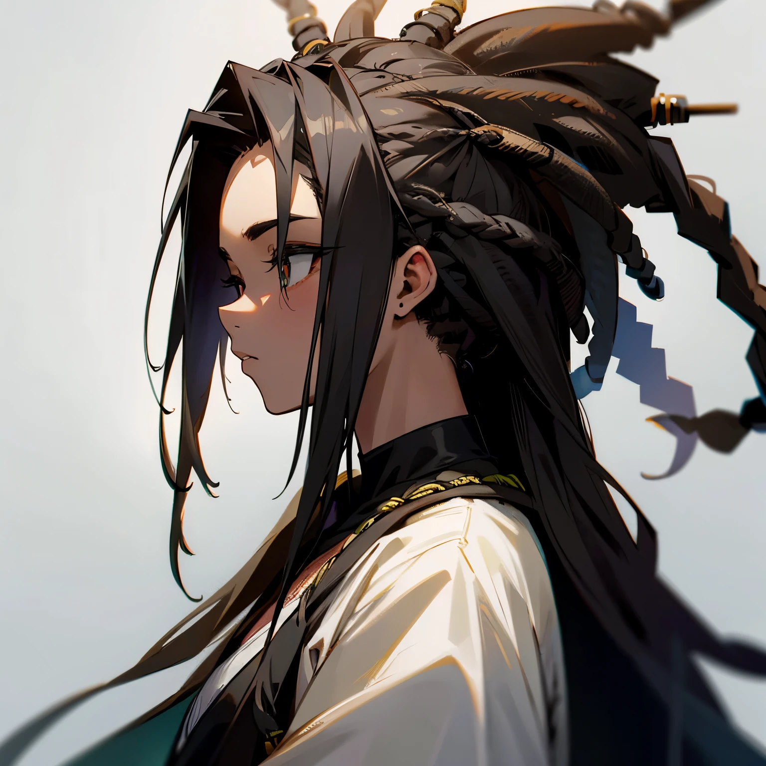 Negro com dread , estiloso