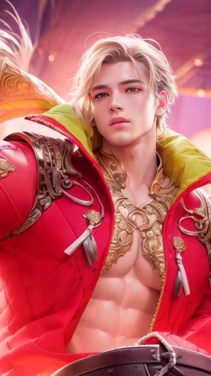 Best quality, masterpiece, detailed skin texture, detailed clothes texture, detailed face, super detail, 8k, intricate detail, 1 boy, The color doesn't change, Muscle guy, 1 guy
