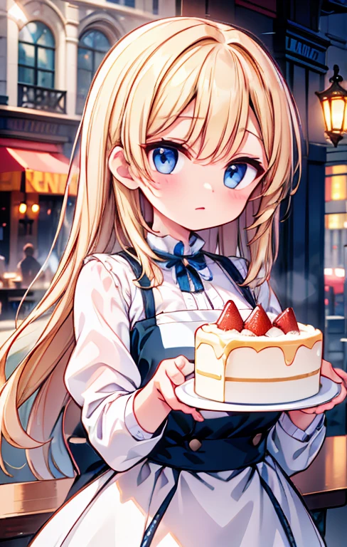 {{masterpiece}}，best quality，Highly detailed CG Unity 8K wallpaper，One woman，movie lighting，lens flare glow,
perfect style, perfect body, clear beautiful eyes, long eyelashes, Eat cake in a café,