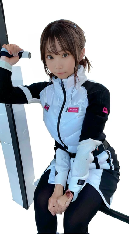 highest quality, Ultra-high resolution, (Realistic: 1.4), Inside the space station, Girl straddling the seat cushion of a gym bike, Dolphin Shorts,BREAK (gym bike):3, 
Fitness Area, Astronaut training equipment, Zero Gravity Treadmill, Resistance Band Training Equipment, Floating Dumbbell, LED lighting, Wide々and space, Wall-mounted screen, Fitness equipment storage, Large windows with natural light, Globe seen from the window, Futuristic Design, And the fine details. 



She is in training, standing on the Zero Gravity Treadmill, She is doing curls while holding a floating dumbbell in one hand. Her posture is strong and balanced, Showing off her fitness and poise. The camera angle is a little low, Capture her whole body in a dynamic pose, Highlighting the futuristic workout gear and advanced fitness equipment around her. 

The background is the spacious Fitness Area of the space station, with LED lighting highlighting the advanced machinery. Large windows let in plenty of natural light, A spectacular view of the Earth, It creates a breathtaking contrast between the high-tech interior and the natural beauty of the space..
