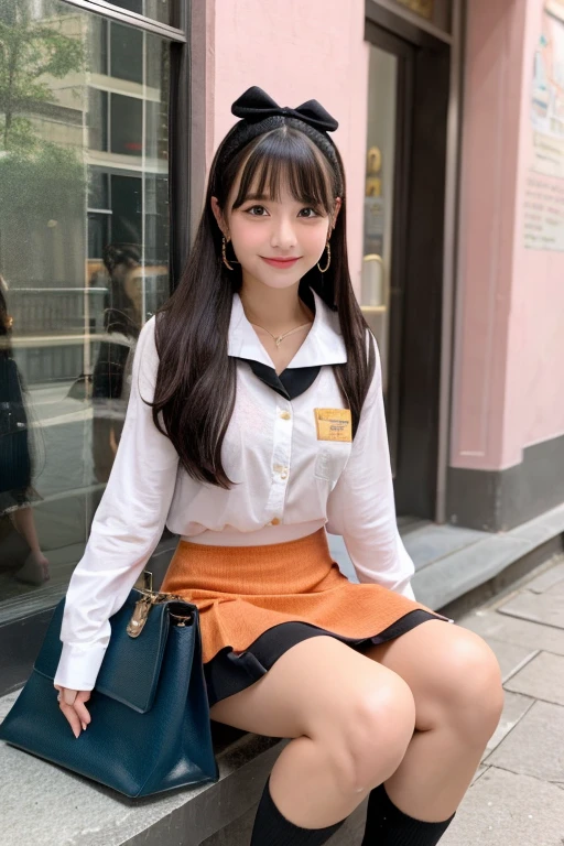 Cute Girls､Idol､mini skirt､sit