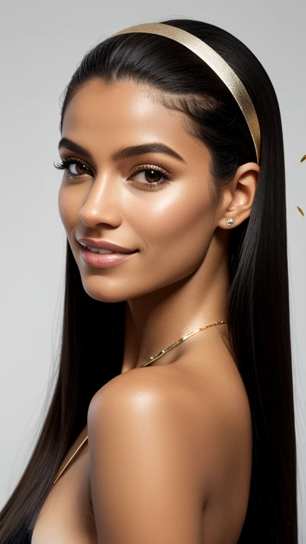 Jordan, light dust particles,quadris, linda mulher, (Fotorrealista), retroiluminado, fundo preto, black vestir, black luvas, cabelo preto, sorriso, tiro de vaqueiro, vestir, brincos, cabelo flutuante, luvas, gold brincos, gold hair elastic, flor de cabelo, hair ornament, ((hair elastic)), joia, light particles, cabelo longo, Ver visualizador, off-the-shoulder vestir, fora do ombro, petals, Rocha lateral, um, Espinho, Beautiful vestir, tecido frente e verso, ((Obra de arte)), ,light scattering,(nsfw:1.0)