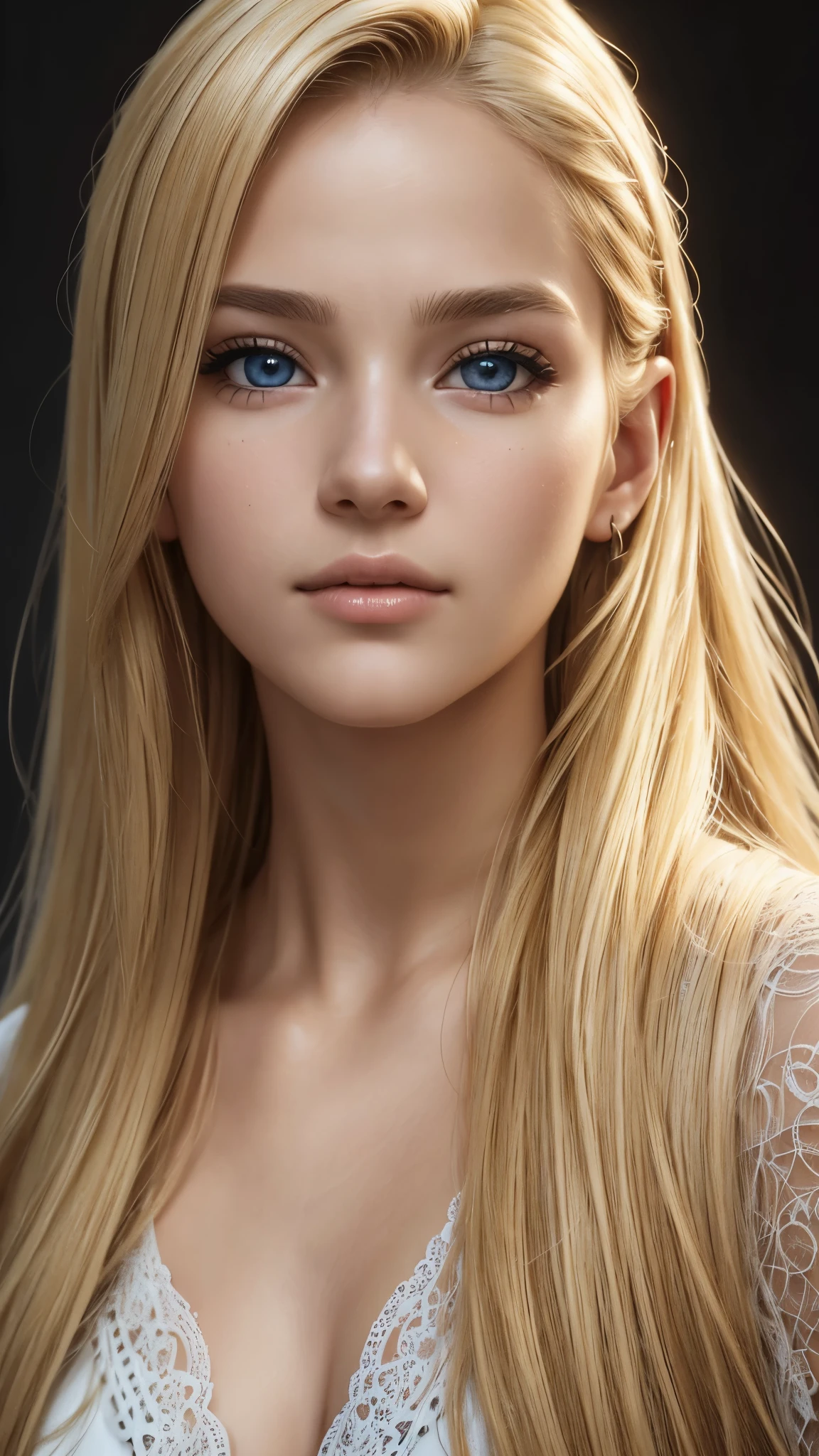 ((best quality)), ((ultra res)), ((photorealistic:1.4)), (intricate details), , blonde hair, perfect face, make up:1.5, light on face, face detail.