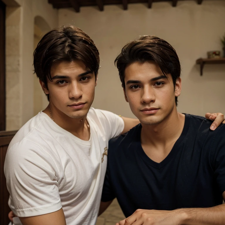 hombre guapo y joven