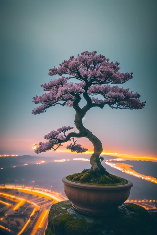 abstract colors, texture, film grain, skin pores:0.2 (tilt shift photography)1.2, intricate dramatic portrait of a beautiful (windblown)1.2 scifi steampunk (medieval fantasy magical cherry blossom bonsai tree)1.2 on top of a rocky mountain overlooking a futuristic (solarpunk)1.2 city, foggy morning, cinematic movie still frame, blade runner 2049, punk hair style, altered carbon, (analog style)1.3 (film grain)1.3,
(best quality, high quality, absurdres, intricate detail, masterpiece, cinematic), highly detailed, motion blur, film grain, noise, lens effects,
