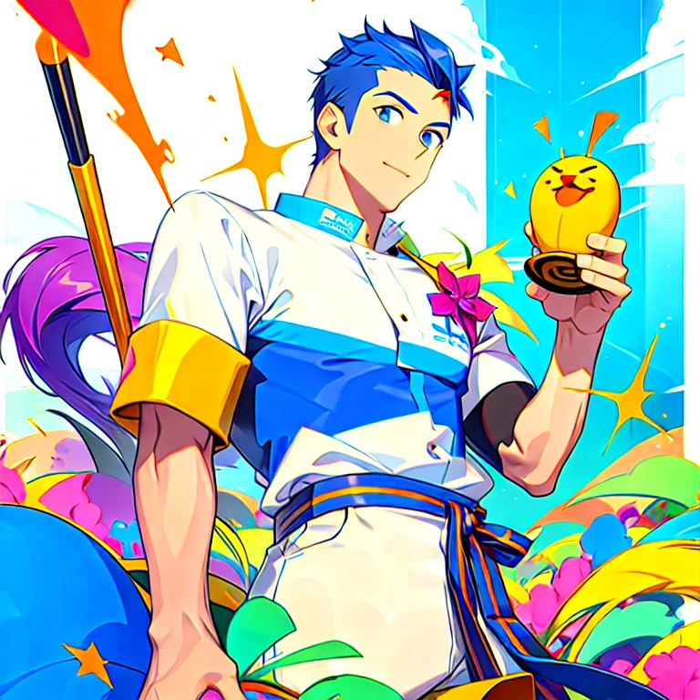 (masterpiece, best quality:1.2), 1boy, solo