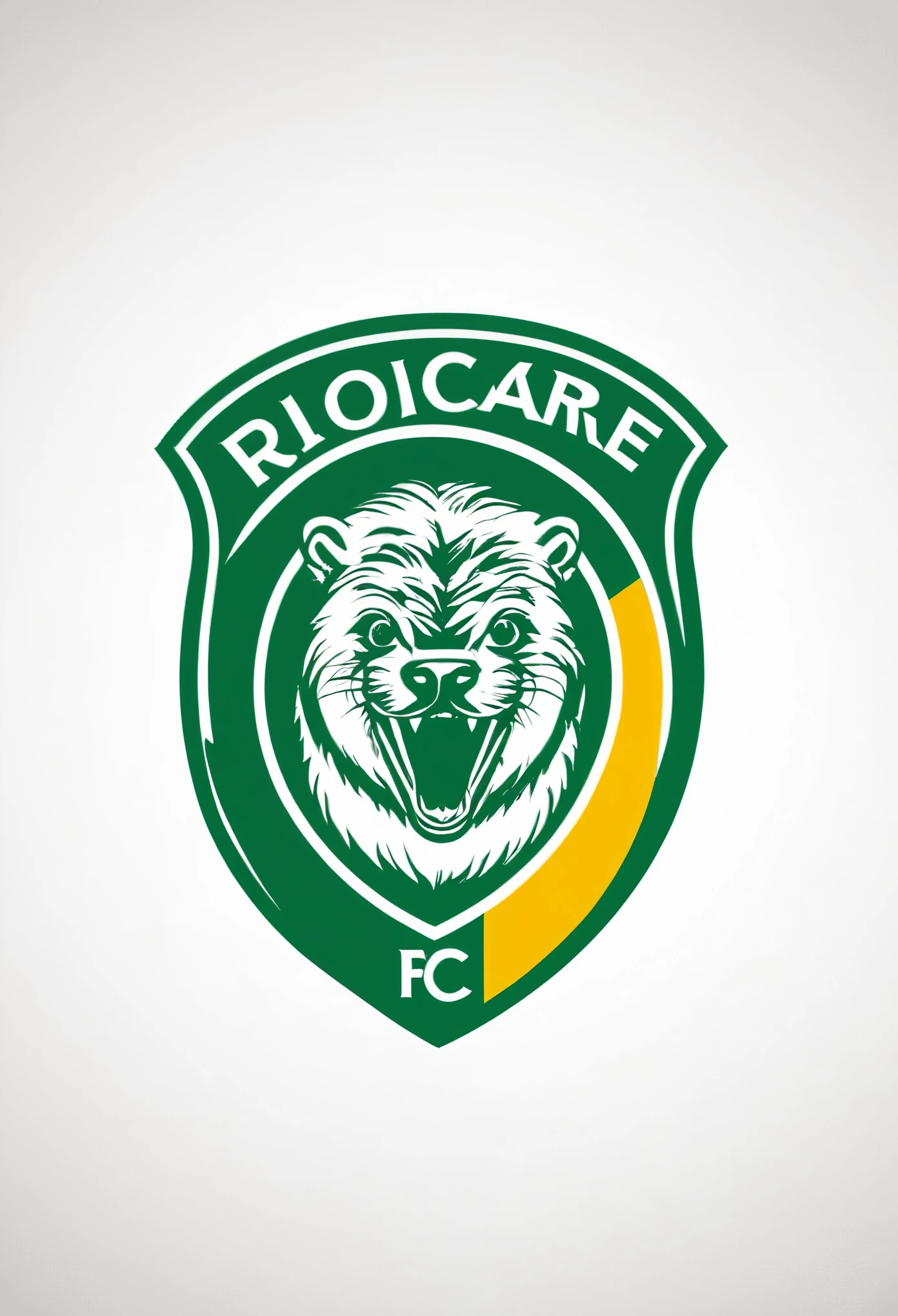 Rioacre Futebol Clube is looking for a distinctive and powerful logo to represent its unique identity and connection with the Amazon region. Inspired by the Ajax symbol, a shield with elements that represent the strength and tradition of the club, you have been tasked with creating a design that embodies the idea of the giant otter.
Your task is to develop a logo that conveys determination, agility and vision of Rioacre FC, usando a ariranha como elemento central. You can explore different ways, colors and styles to create an image that is memorable, impactful and easily recognizable by fans.
Think about how to incorporate the image of the otter in a dynamic and stylized way, whilst maintaining traditional elements of a football crest, como bordas, letras e cores distintivas. Also consider including elements that represent the Acre region, como florestas, rios ou a bandeira do estado, para destacar a identidade regional do clube.
Be creative and dare to try different approaches until you find the perfect design that captures the essence of Rioacre Futebol Clube and inspires pride in fans.