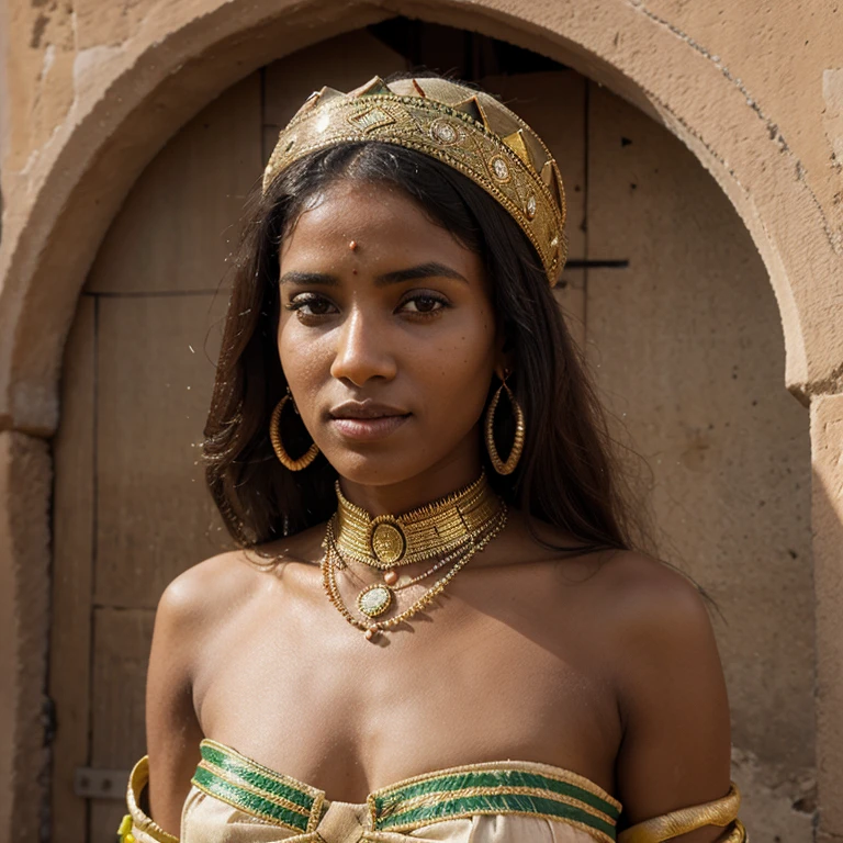 Beautiful woman, 25 years , Eritrean, cultural costumes