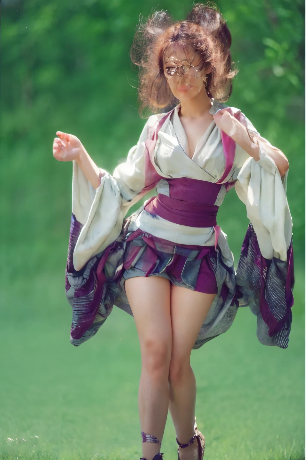 8k images, highest quality, masterpiece, Realistic, Realistic, High resolution, Ray Tracing, 1 sexy woman, , Shapely breasts,,(((Japanese middle-aged woman))) , (View your audience)、Show off your thighs、Fascinating、sexy