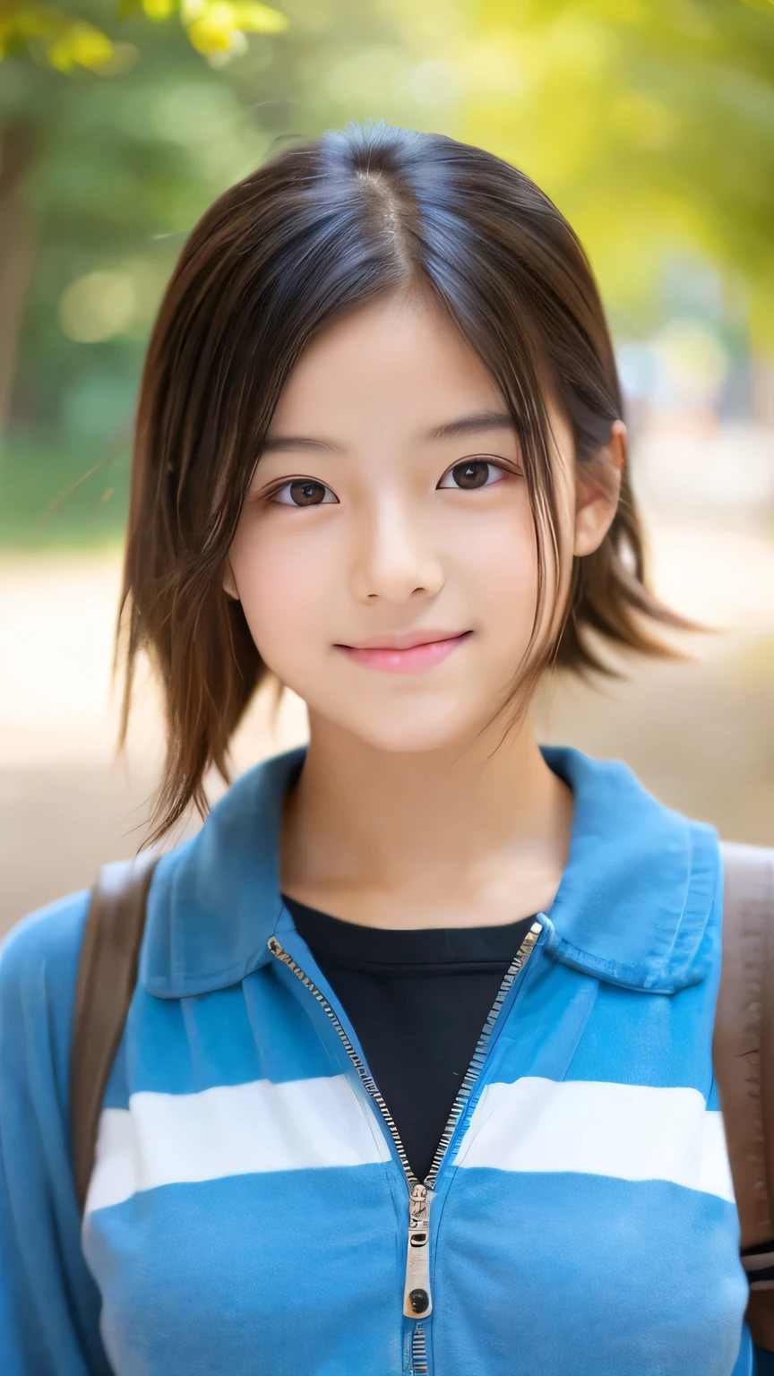Female student very cute Natural atmosphere boyish Shortcuts