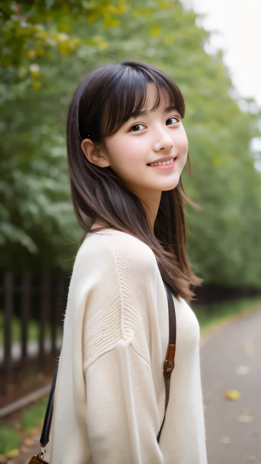 Female student very cute Natural atmosphere boyish 16 years old Shortcuts