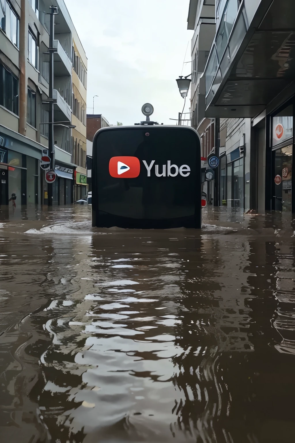 Create a YouTube tumb about floods and floods. that holds the attention of viewers on YouTube