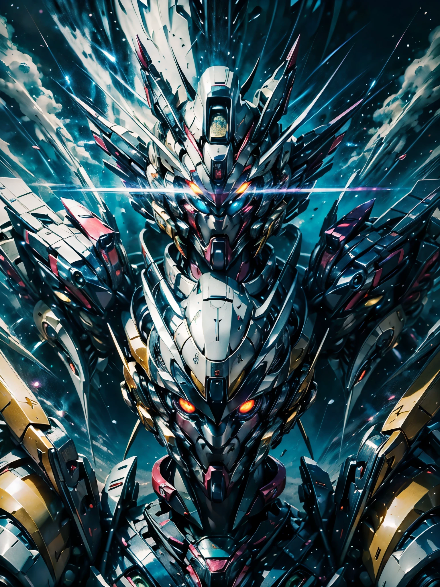 robot with a glowing eye and a large body, cool mecha style, tremendous mecha robot, mecha suit, mecha art, mecha warrior, 4k highly detailed digital art, greek god in mecha style, mecha armor, beautiful woman robot character design, mecha woman anime, an anime large mecha robot