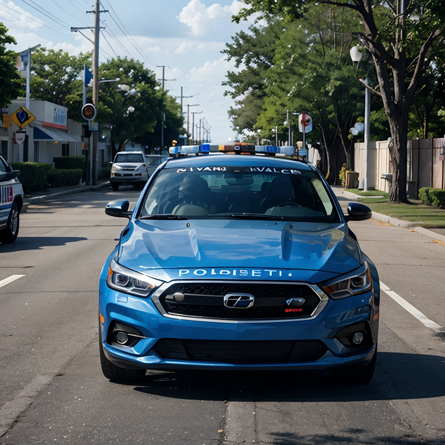 Nassau County, NY police car