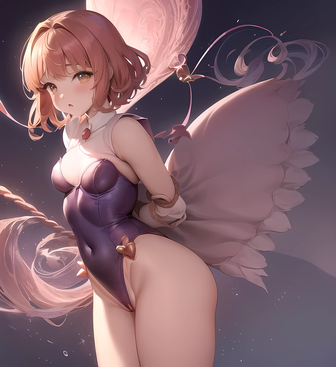 1 Beautiful Girl, Card Captor Sakura, Short Hair, (Primary school students:1.4), (Magical Girl Leotard:1.7), (blush), masterpiece, highest quality, High resolution, (With a 30-year-old mafia man, penis:1.4), Perfect limbs, (Mating press:1.2), ((((penis enters vagina)))), behind, Spread your legs, Depicting a beautiful vagina, ((Binding, Arms behind your back:1.4)), ((Restrained by rope The rope emphasizes her breasts and digs into her vagina)), Beautiful girl fucks a guy