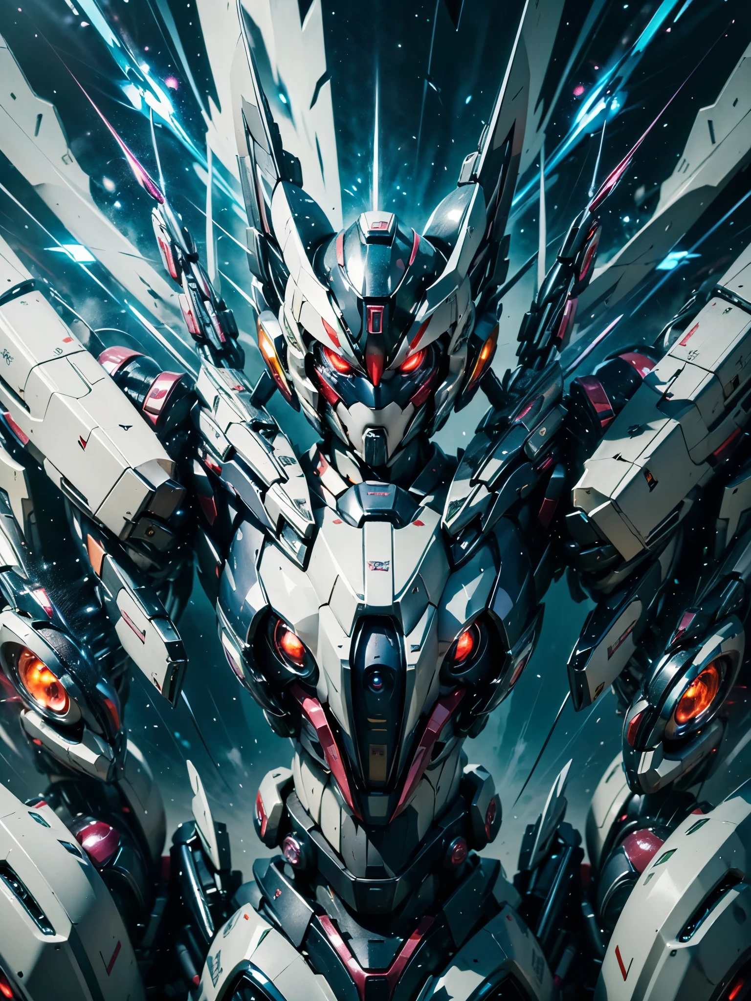 robot with a glowing eye and a large body, cool mecha style, tremendous mecha robot, mecha suit, mecha art, mecha warrior, 4k highly detailed digital art, greek god in mecha style, mecha armor, beautiful woman robot character design, mecha woman anime, an anime large mecha robot