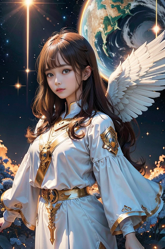 Guardian Angels appointed to protect the cosmic Earth and its first inhabitants