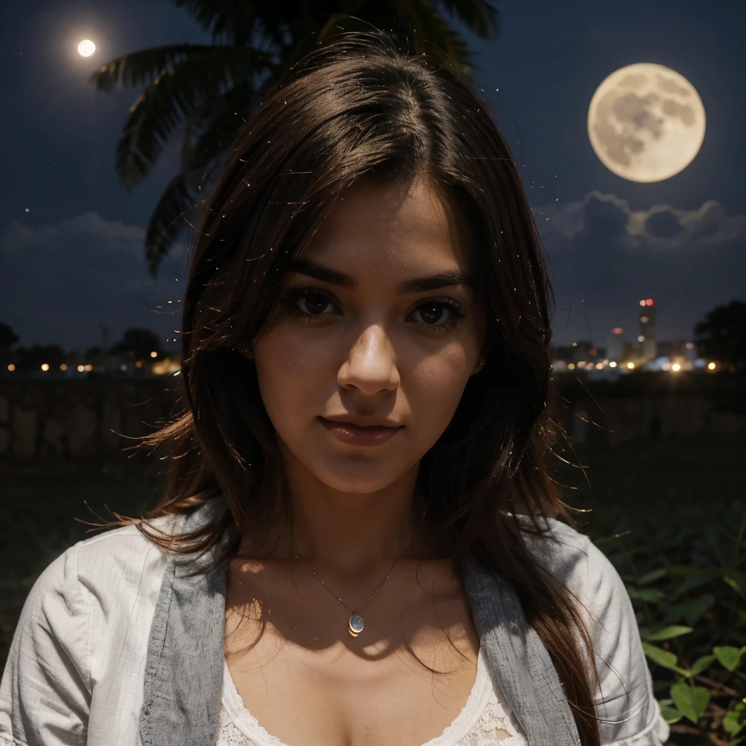 Super lua na cidade de campo formoso