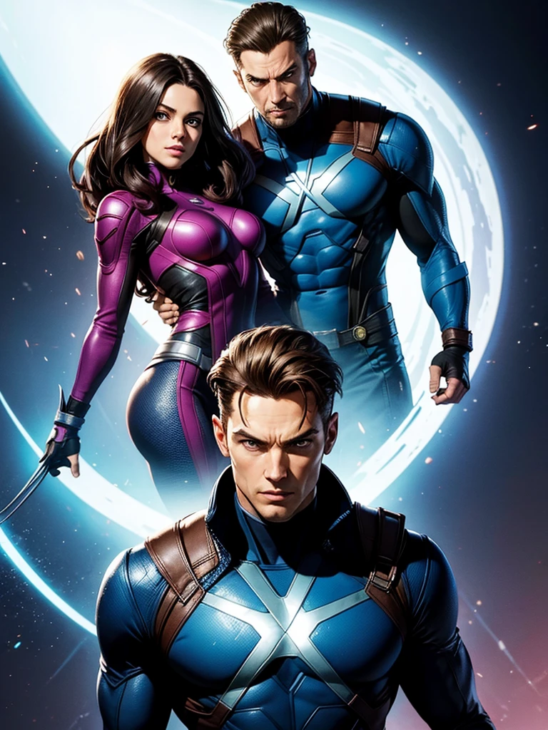 X-Men&#39;s Psylocke is ready for battle, dynamic possession, adaga psyquica, sexy, sensual, Possession of share.