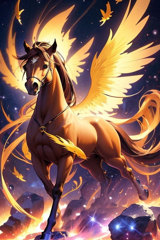 animal illustrations,mixed species,different kinds of animals,various species,diverse animals,digimon evolution，Ultimate Evolution，perfect body，ultimate body，horse，There is personification，digimon evolution，Ultimate Evolution，perfect body，ultimate body，UFO，有horse，There is personification