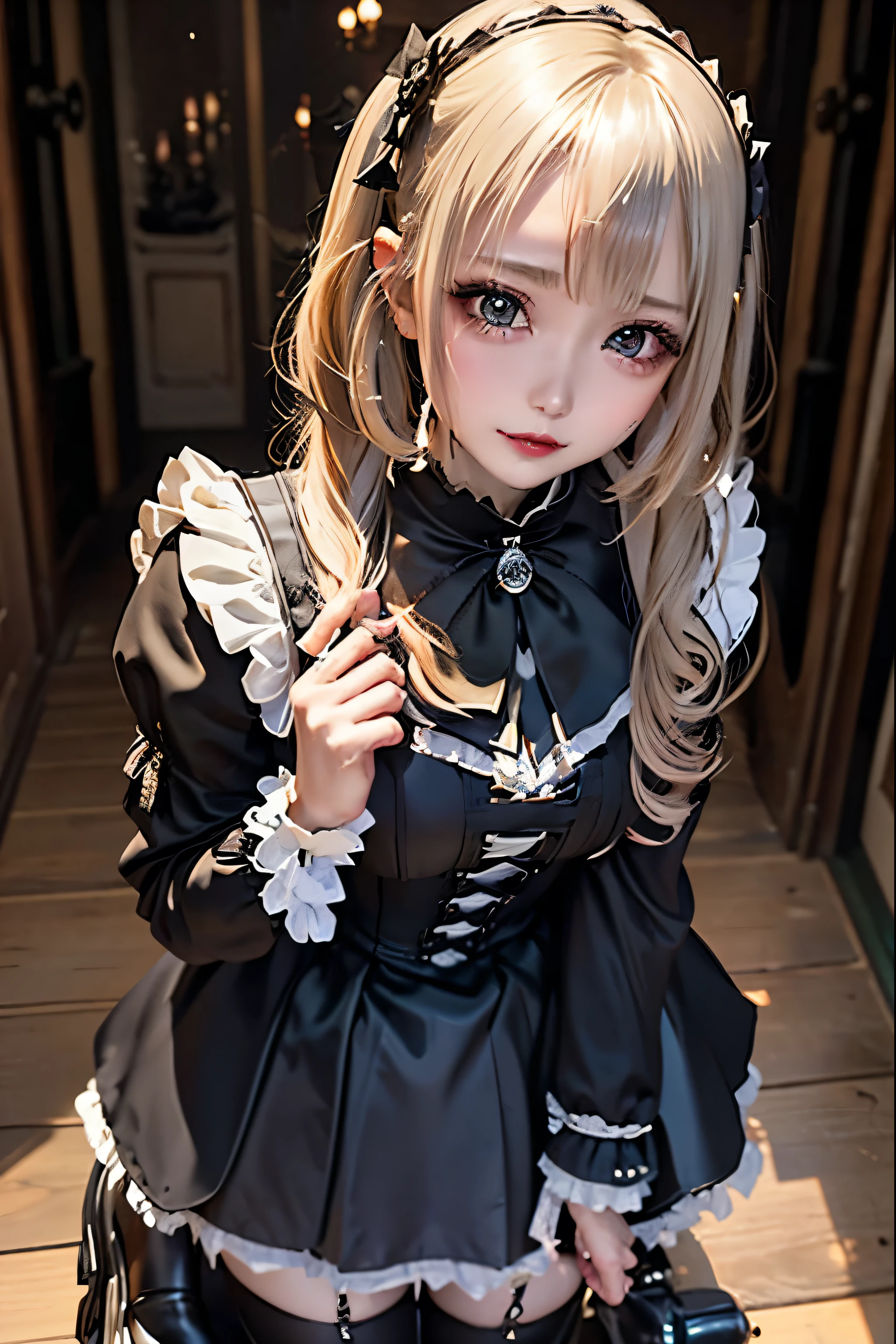 ハードDark Gothicメイク、Deep Night Sky、Horror、Black dark eyeshadow、sad、Good skin radiance、Dark Gothicメイク、Dark smile、palace、24-years-old、Embarrassed look、Dark Gothic、Obscene language、highest quality、Drunk face、紫のMaid clothes、Mysterious、Noble、sexy、Loving smile、Right blue eye, Left eye is red、Platform Heel Shoes、Heavy makeup、Gothic Lolita Clothing、Silver Hair、Long Hair Straight Hair、Cute Gothic Lolita Dress、Beautiful Face、elegant features、Fascinating face、Stained glassが背景、Chest glistening with sweat、The room is dark、gothic long dress、Bell Sleeves、Wizard Sleeve、Decadent look、Sexually excited expression、Glossy thighs wet with water、Thighs that are wet and shiny with oil、Background of a room full of roses、The embroidery is pink、The dress has pink embroidery、Thigh-high socks、Knee-high socks、Gentle expression、Dark black eyeshadow、Stained glassと薔薇背景、Female Duo、Female couple、dark church background、Stained glass、Black metal world、Dark Castle、Slender body、gothic long dress、Maid clothes、Victorian dresses、Her thighs glisten with sweat、My body is wet and shiny、Lots of glitter on the thighs、My thighs are sticky from sweating、Sweat glistens on the thighs, The whole body is sweaty and shiny、Quite sweaty、My thighs are sweaty、My thighs are so wet、My thighs are shining with sweat、A lot of sweat glistens all over the body、Small breasts、Orchestra StageStage、Dynamic Angle、sitting on a gothic chair、Play the violin gracefully、With a violin、Press the violin strings、violinist、orchestra performance、Thin thighs、slender、Violin body and strings、Sit on a chair、pantyhose、