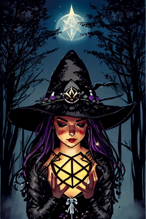 Beautiful witch goddess