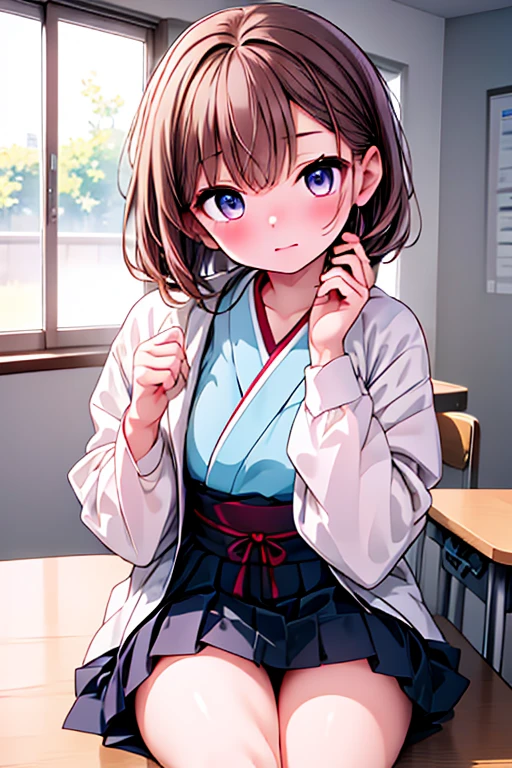 Face close-up,Like the picture, Like the picture, Like the picture, (Tabletop,highest quality:1.4),(8k,RAW Photos,Like the picture:1.2),
Detailed skin,Detailed face of a woman with short brown hair,Brown clear eyes, 解剖学的にPerfect hands,alone, Nice hands, Perfect hands,Slightly chubby,Small breasts,The butt is small,
,Japanese Idols,Cute Face,