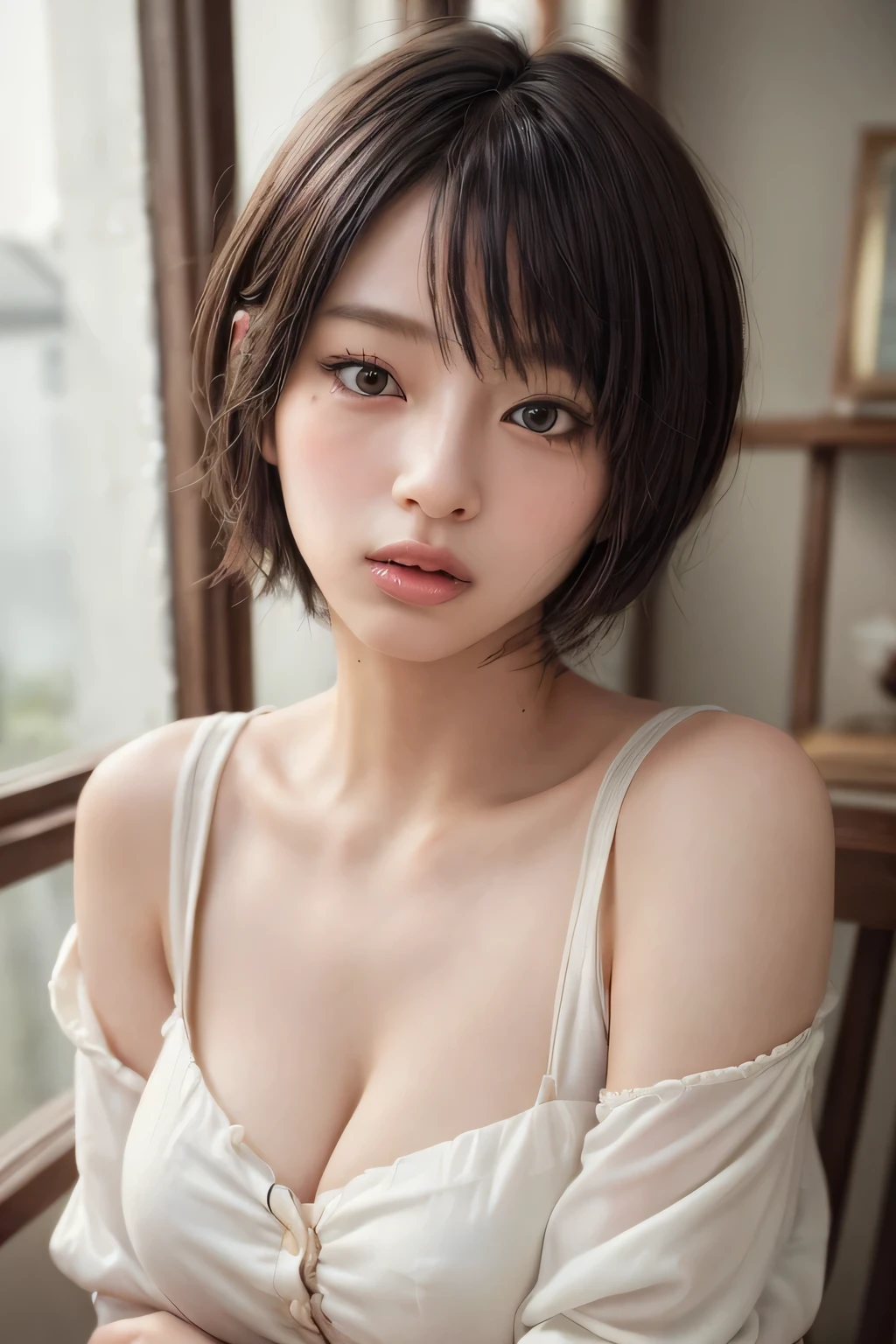 (NSFW:-1.5), (masterpiece:1.3), (8k, photorealistic, RAW photo, best quality: 1.4), 
cinematic lighting, 
(1boy), beautiful face, (realistic face), 
beautiful hairstyle, (short hair:1.5),
realistic eyes, beautiful detailed eyes, 
(realistic skin), beautiful skin, 
(blouse), 
absurdres, attractive, 
ultra high res, ultra realistic, highly detailed, 
golden ratio, 
