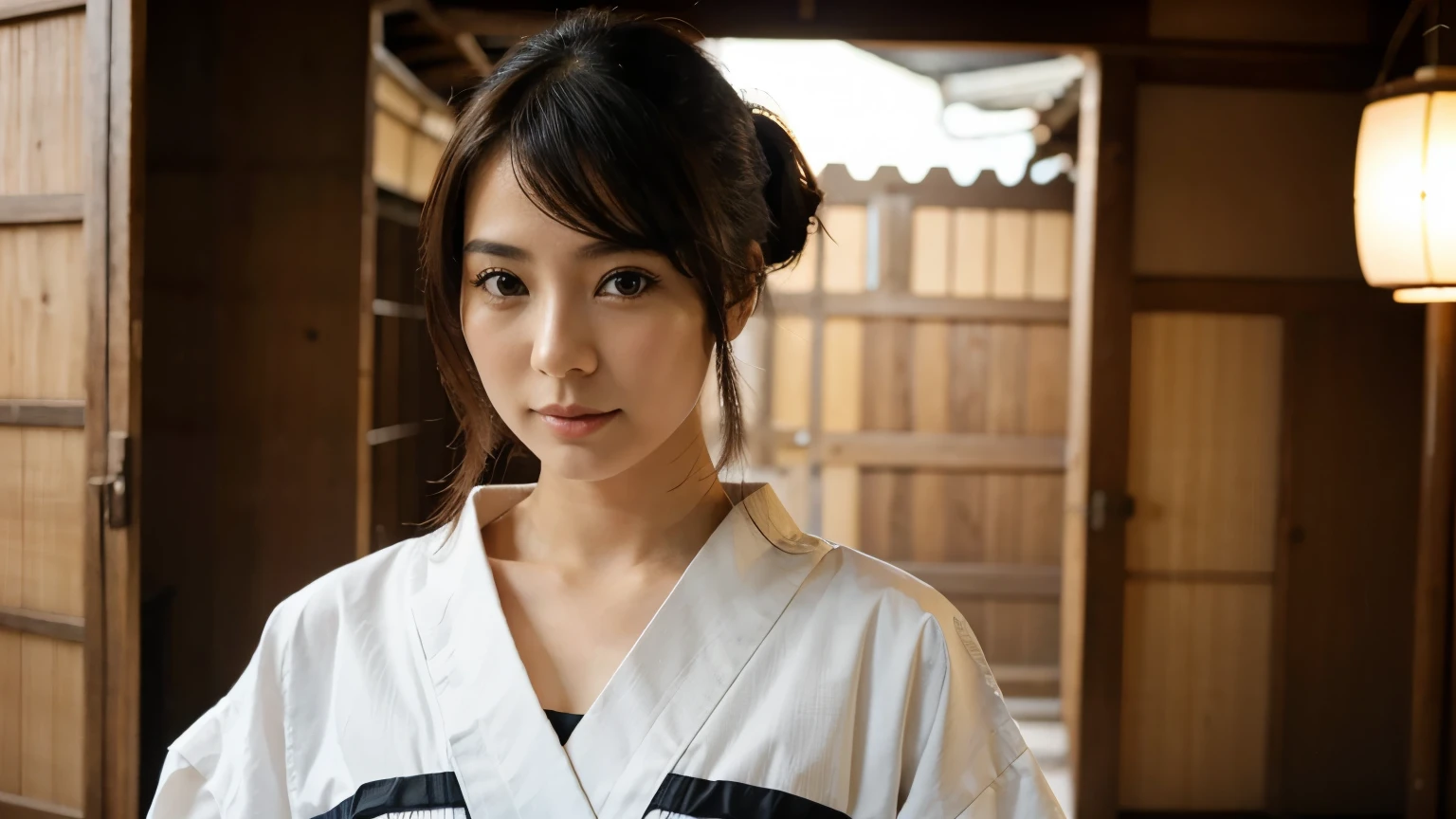 Japonesa linda com decote