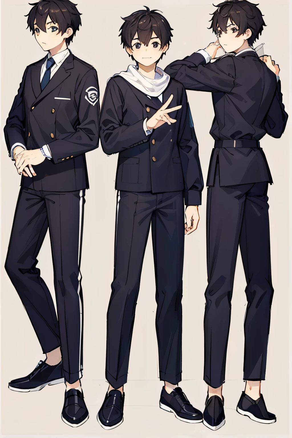 Group of 3、neat、host、student