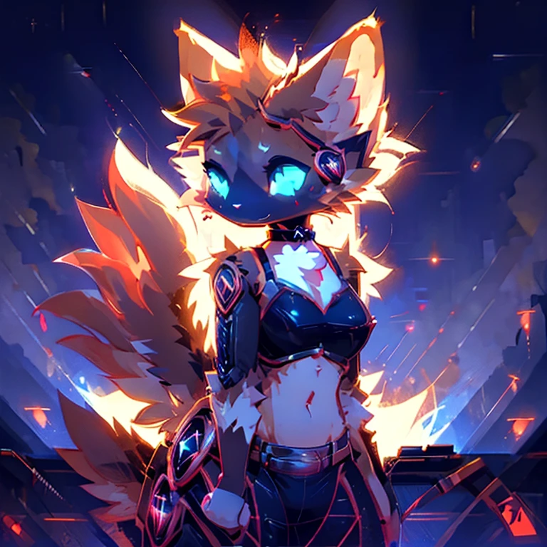 any outfit, any pose, any fur color, any fur pattern, any eye color, and pupil color and shape, ruined and abandoned city, looking at user, any view, any place, full body, massive breasts and hips, undersized outfit, armed or unarmed, doing anything, adult, full face blush, glowing eyes, any weapon, athletic, headphones [any color], ammo belt, night, rooftop or ground, any expression, doing anythings, fluffy tail, massive butt, outfit tearing, rooftops, choker, 3girls, any time of day or night, futuristic, looking at user