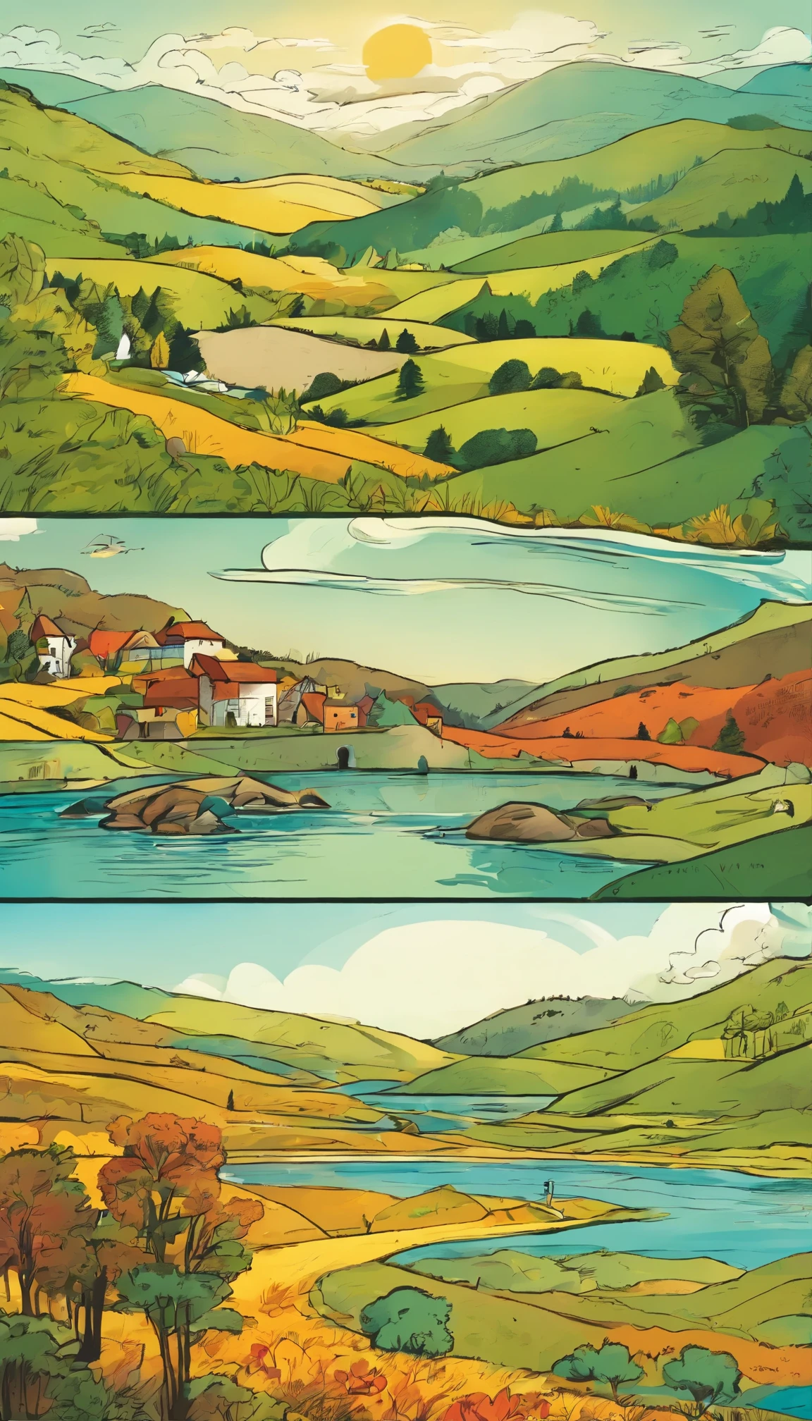 pictures of Romanian landscapes.