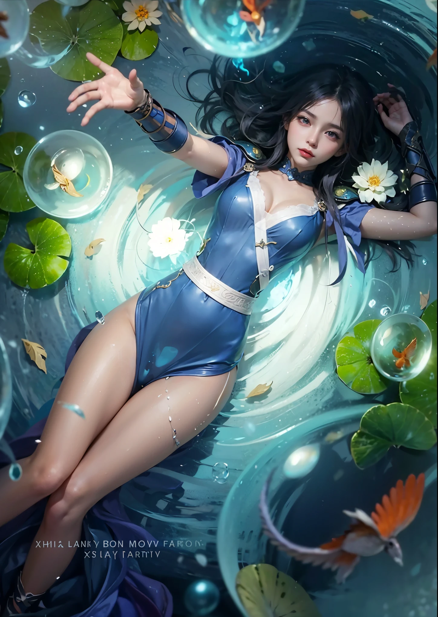 a close up of a , purple hair , big booobs , shadowbringers cinematic, 4 k detail fantasy, a beautiful fantasy empress, game cg, xianxia fantasy, xianxia hero, 2. 5 d cgi anime fantasy artwork, cinematic goddess close shot, ruan jia and artgerm, wow 4 k detail fantasy, hyperdetailed fantasy character