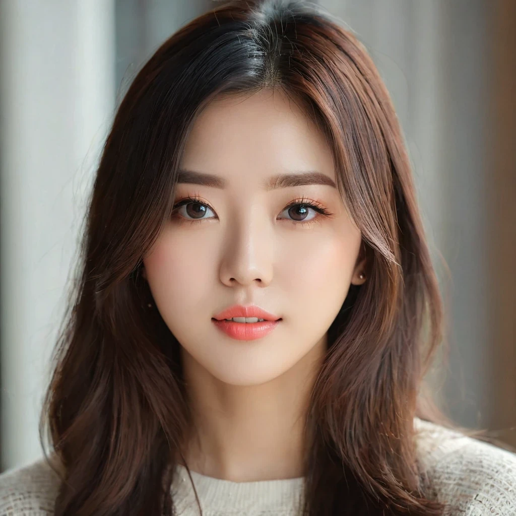 realistic ,masterpiece, best quality, girl, woman, highres, portrait, photo_light, {{}}, ulzzang-6500-v1.1:0.8