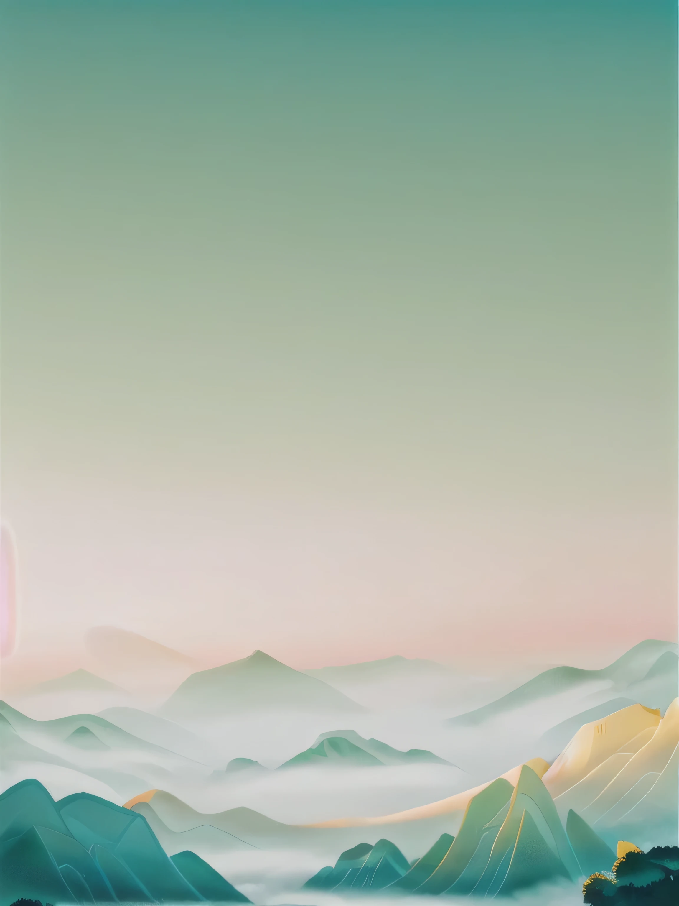 A photo of a mountain landscape with a green background, Mountain background, Detailed scenery —width 672, Abstract natural scenery, Ethereal Background, Landscape background, Mountain background, Simple background, iPhone 15 Background, Breeze Background, Ethereal Landscape, Organic Flowing Background, background mountains, mountains background, Soft background, Mobile game background, background technology, Canyon Background