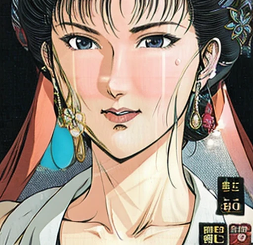 (best quality), (very aesthetic), (ultra-detailed), (best illustration),(a mature female),(NSFW),(perfect face),Suikoden,Mrs. Lin,((full_body)),((full_nude)),red cheek,sweating,skinny,doing blowjob