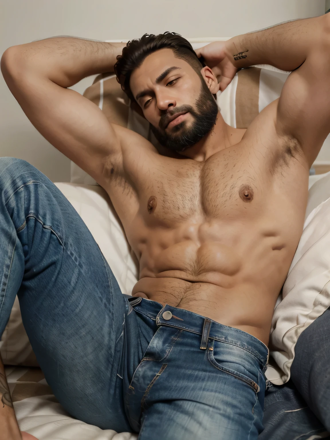 arafed man with a beard sentado em uma cama holding a rubber penis, jeans, barba branca curta, barba branca cheia, alguns cabelos grisalhos na barba, old gigachad with barba grisalha, barba grisalha, barba grisalha, cabelos brancos e barba branca, sentado em uma cama, long cabelos brancos e barba branca, barba e cabelo brancos muito longos, sentado na cama