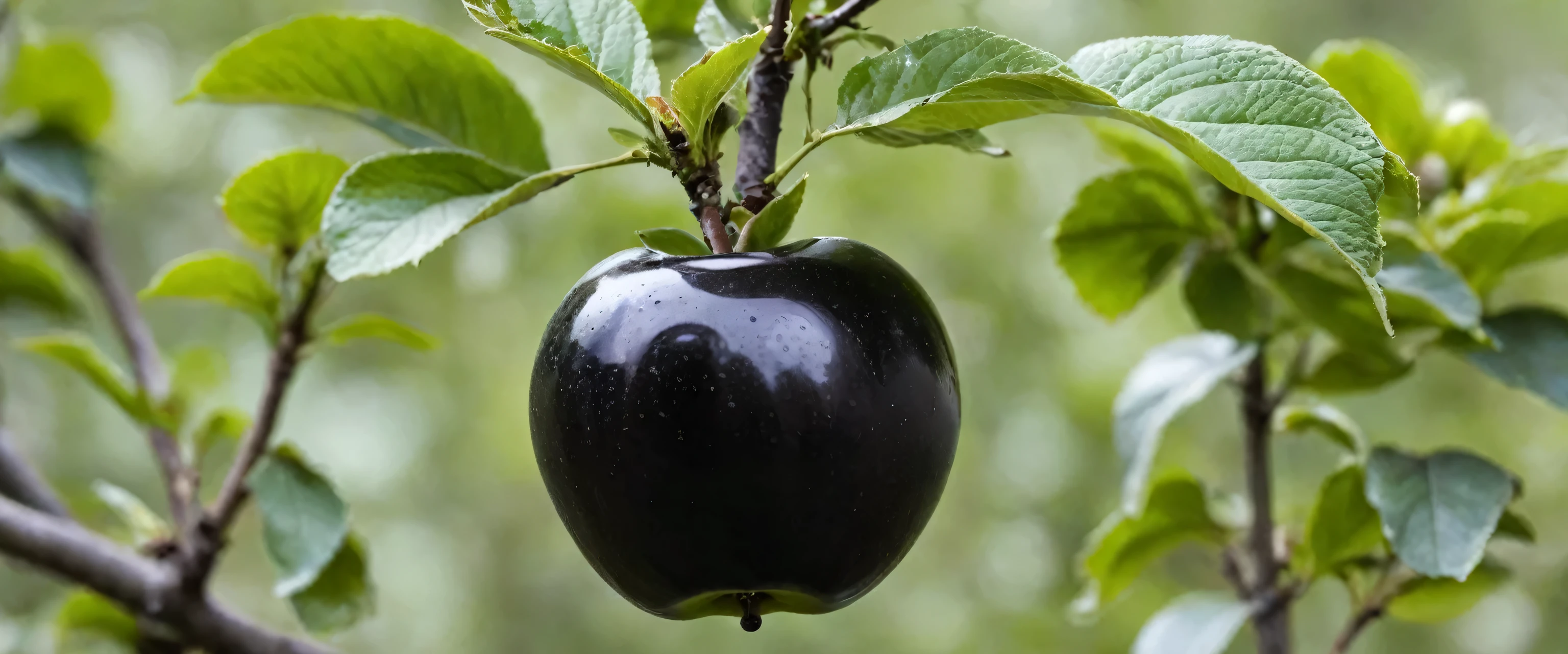 crea una planta de manzana negra