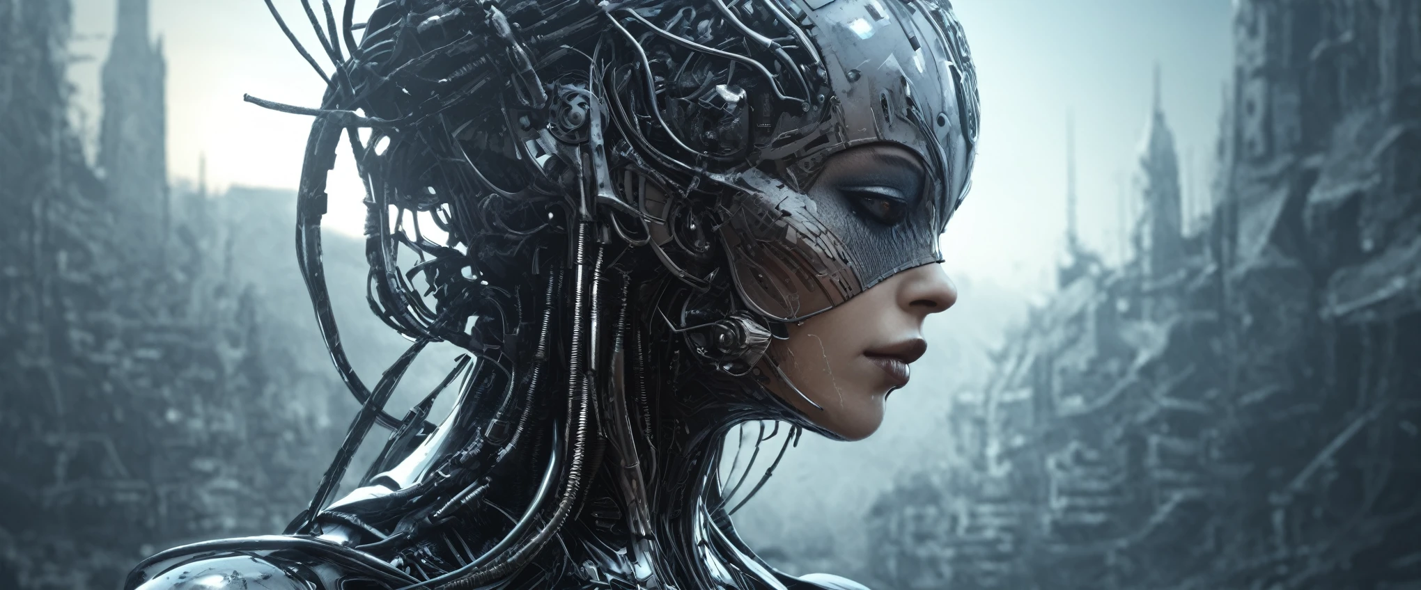 Space city of the future, sunrise, river, reflective surfaces, road, lightning, Karl Lagerfeld style, charming, victorious, intricate, beautiful, magnificent Yossi Kotler style, Karl Lagerfeld, full face, science fiction, intricate masterpiece of art, sinister, matte film poster, golden ratio, cgsociety trends, intricate, epic, artstation trend, from artgerm, K.R. Giger & Beksinski, High detail, Vivid Cinematic character drawings, Ultra-high quality Model, Mika Asai Macro photography, Close-up, Excessive Detail, Artstation Trends, Sharp Focus, Studio Photography, Complex Details, High detail, Greg Rutkowski, Mika Asai, Macro photography, Close-up, Excessive detail, Artstation Trends, Sharp Focus, Studio Photography, Complex Details, High Detail, Greg Rutkowski