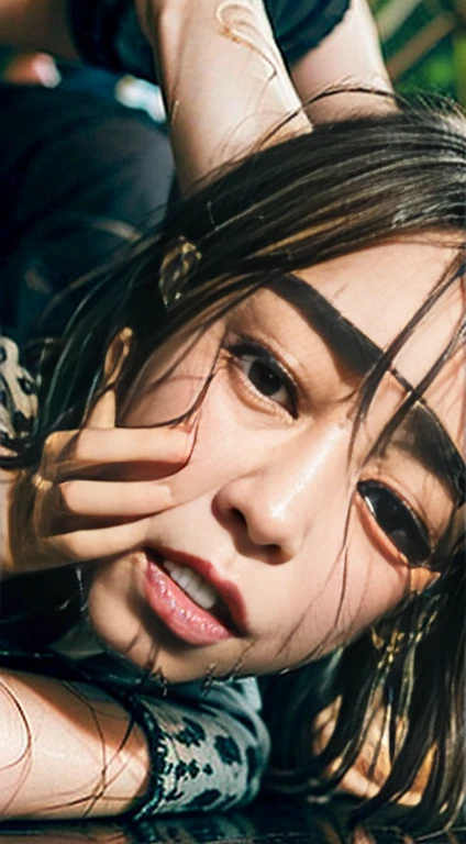 (masterpiece, 16k,8k,4K ,Very detailed:1.1),(Beautiful Face:1.1),(One Girl:1.1),Age 25,Japanese Girls,(Jewelry Lifting:1.3),(urination:1.4),(Embarrassing:1.2), Open your mouth,I opened my eyes,Medium Shot,Moaning,(traces of saliva), Eyes Wide Open, (Frowning),(Crazy Eyes) ,Heavily wet,(Wet thighs),(Open leg pose),C cup breasts,(cum running down her legs),Black Hair,Squirting on your own, Wet clothes, The face of a talented person,I can't hold my Squirting, doggy pose, Her body can't hold my Squirting, Squirting in the middle of town,stand up, Hyper cum desperate face,Embarrassing face,Painful face, Covered in semen, cum on longtan,cum on face, vagina and anus,cum shot,Tied up with rope,ahegao,Suck your own breasts,drinking semen,cum shot in mouth