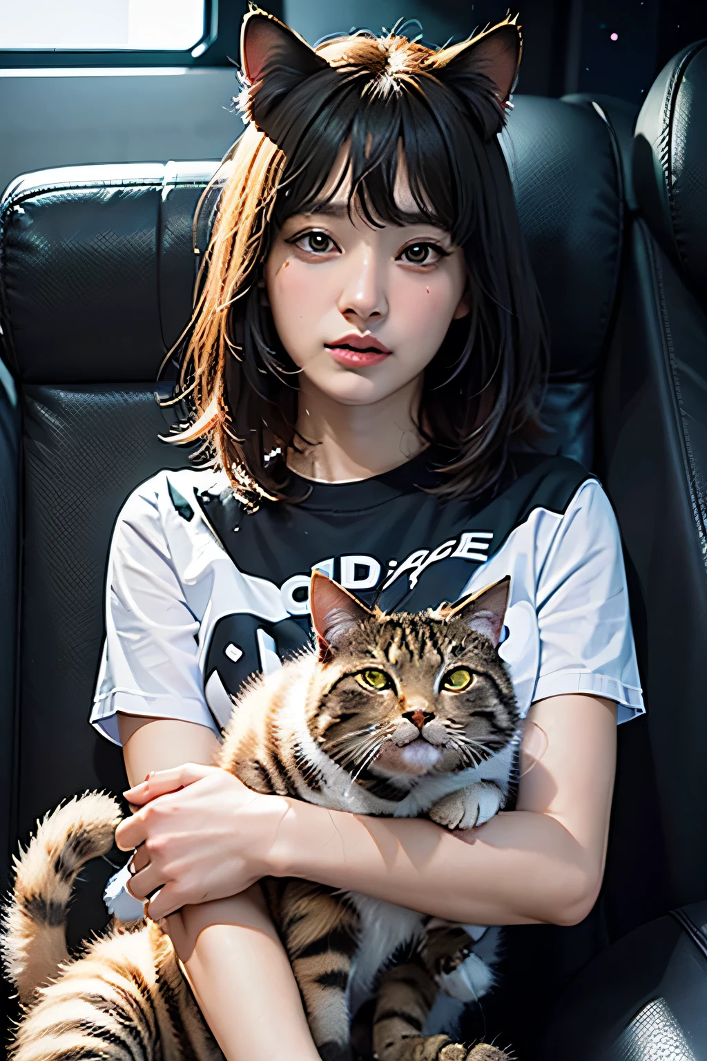 TOP quality,8K, masterpiece, (realistic:1.2), (cat:1.2), (space:1.3),