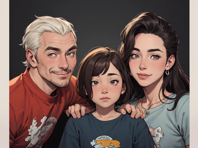 um close up de um desenho animado de um grupo de pessoas, retrato de family, by Cesar Andrade Faini, por Olivia De Berardini, caricatura, em estilo cartoon, retrato de alta qualidade, by Camilo Egas, por Samuel Silva, retrato nft, por Rosa Henriques, in digital illustration style, retrato colorido, by Felipe Seadethere are many people together in a group, retrato nft, a grupo de pessoas, grupo de pessoas, family, by Matteo Pérez, family portrait, por Barron Storey, camaradagem, por Brian Thomas, retrato de grupo, por Sam Dillemans, high resolution, por Luis Molinari, diversas idades, Satoshi, Pessoas bonitas