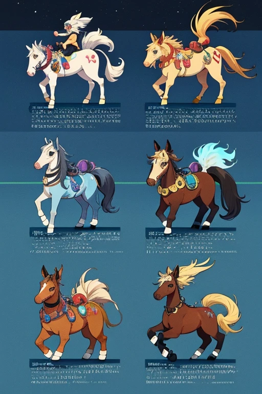 animal illustrations,mixed species,different kinds of animals,various species,diverse animals,digimon evolution，Ultimate Evolution，perfect body，ultimate body，horse，There is personification，digimon evolution，Ultimate Evolution，perfect body，ultimate body，UFO，有horse，There is personification