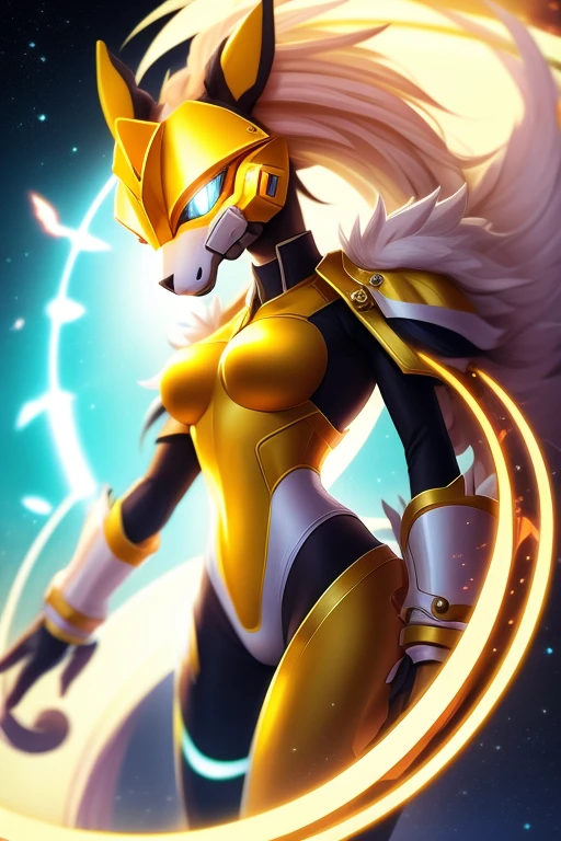 animal illustrations,mixed species,different kinds of animals,various species,diverse animals,digimon evolution,Ultimate Evolution,perfect body,ultimate body,horse,There is personification,digimon evolution,Ultimate Evolution,perfect body,ultimate body,UFO,有horse,There is personification,There is a cat girl