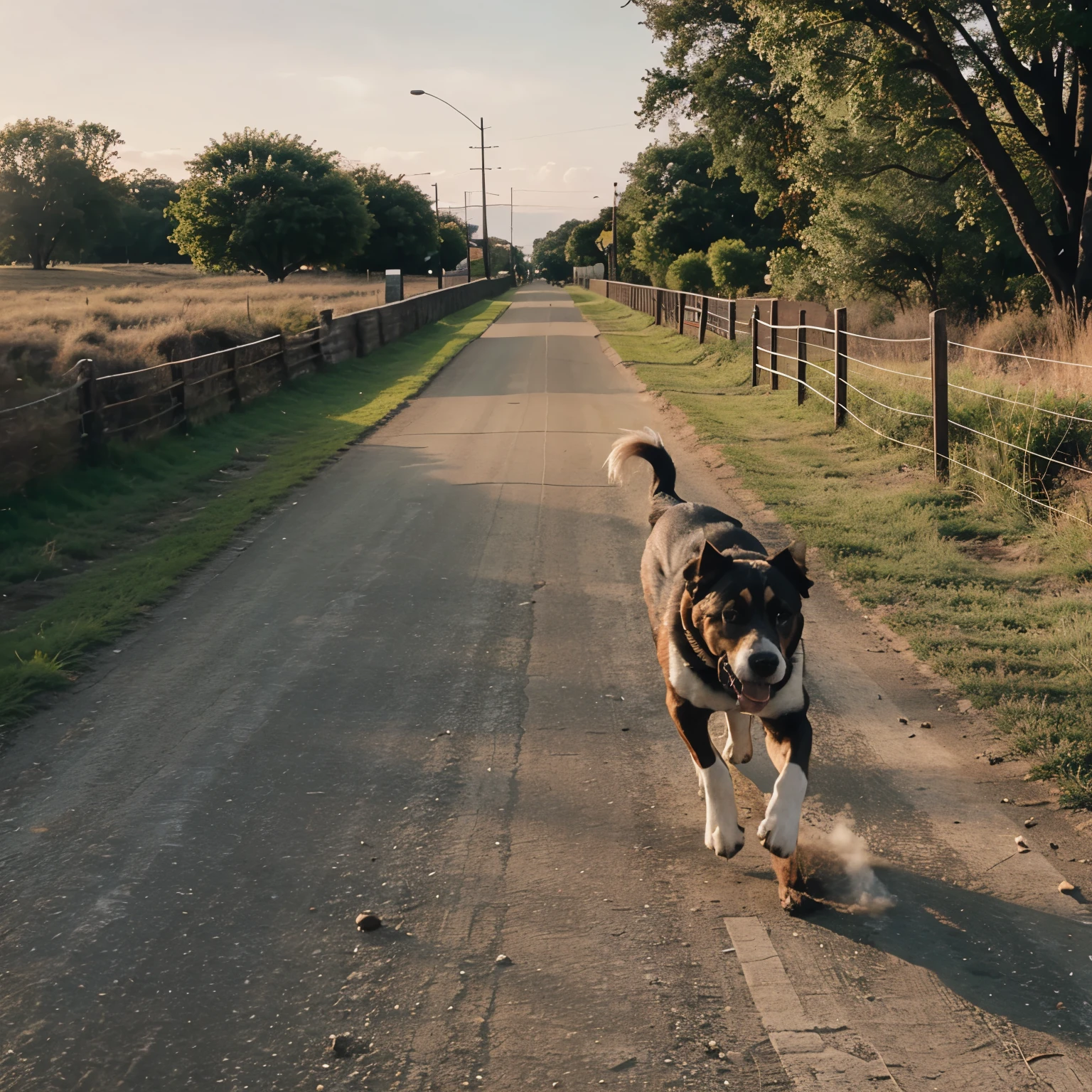 Dog running video