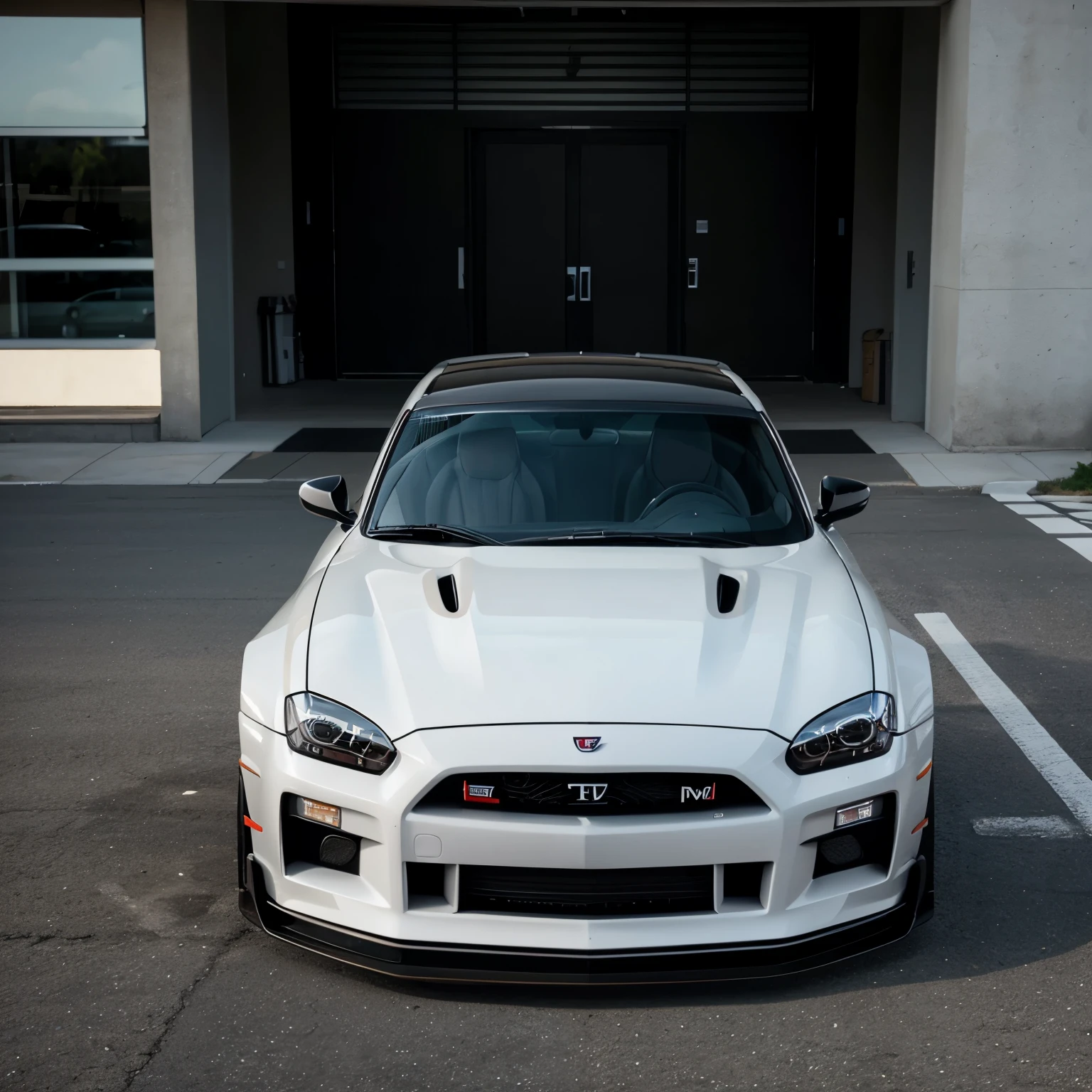 Design image of a gtr r34 by mime ando dash in various angles