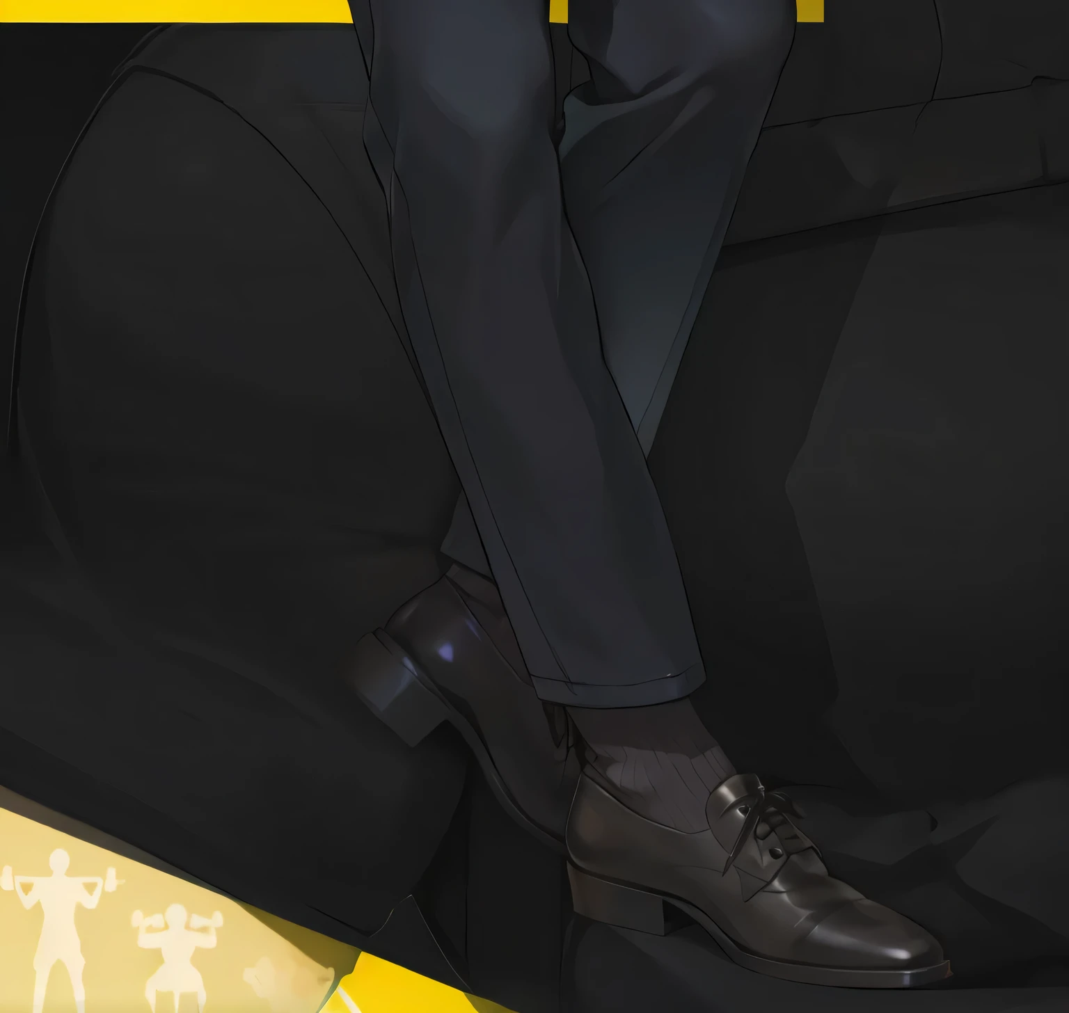 1 man,,Pants，Trousers，leather shoes