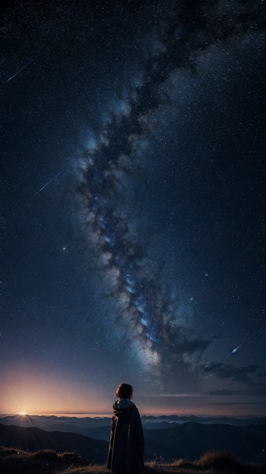 The vast starry sky