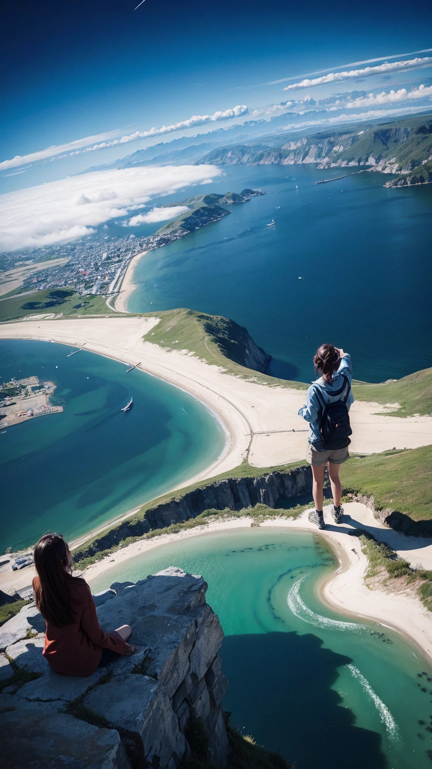Overlooking the earth