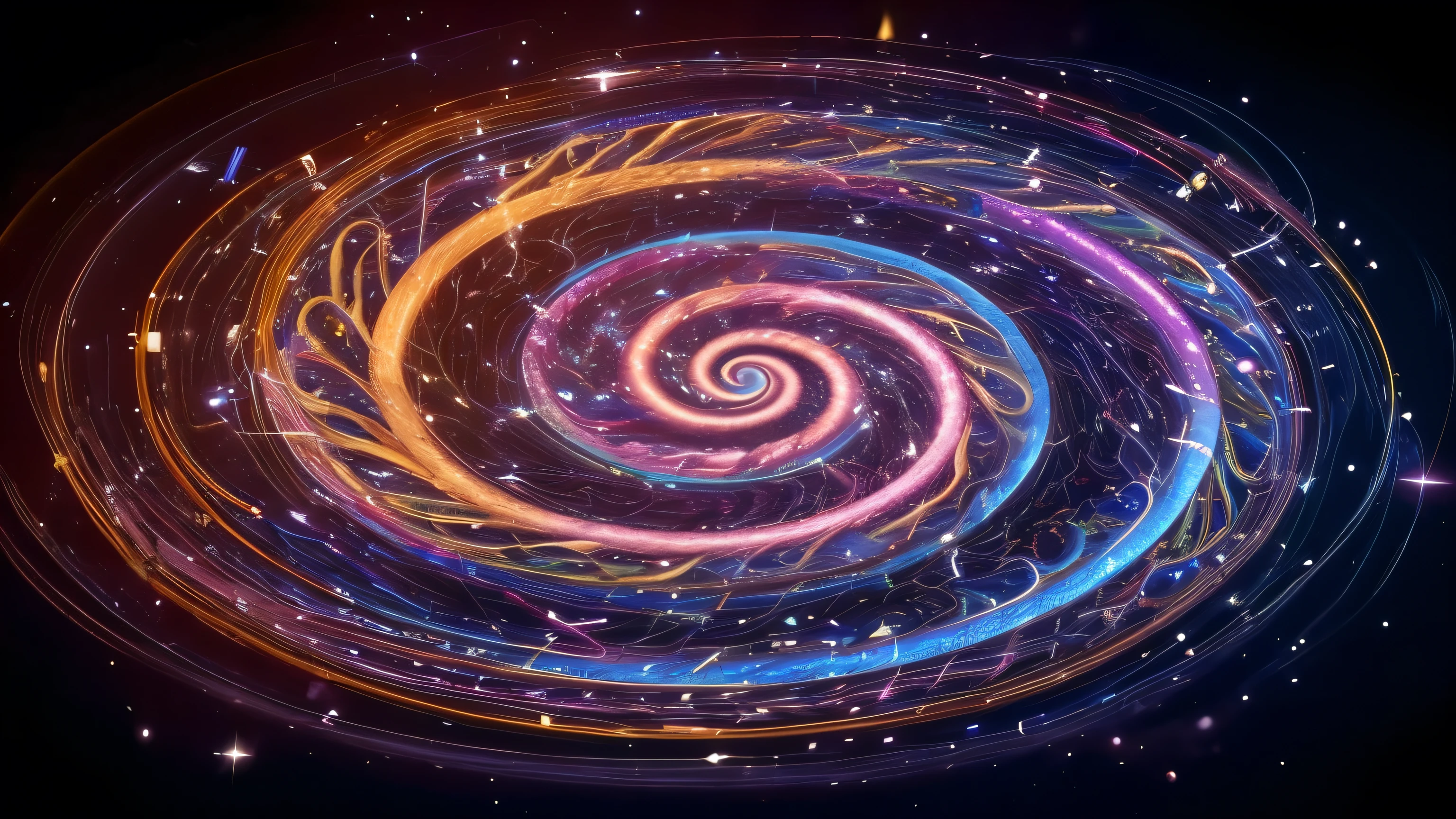 明亮的星系的spiral形圖像, A swirling A swirling vortex of energy, channeling rotation energy, cosmic energy line, A swirling vortex of energy, swirling magical energy, 被拉入spiral漩涡, rotation energy, 发光spiral背景, spiral, spiral天堂, 闪烁和spiral状的核核, Time vortex in the background